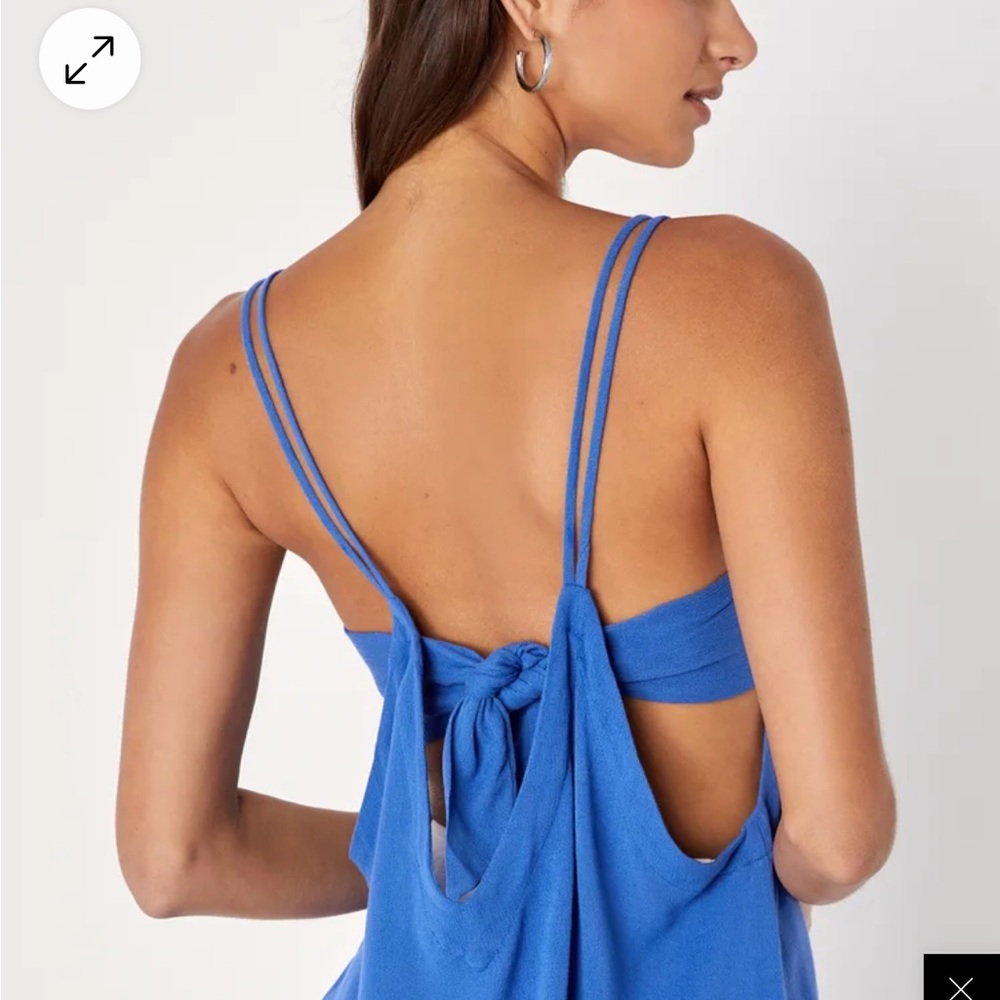 Lulu’s Adrift Periwinkle Blue Tank Top